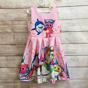 LING OI SHI LU BABY SHARK DRESS‎ IN PINK